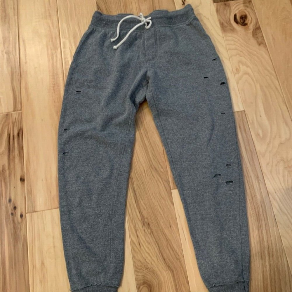 Alternative Earth Gray Sweatpants Distressed